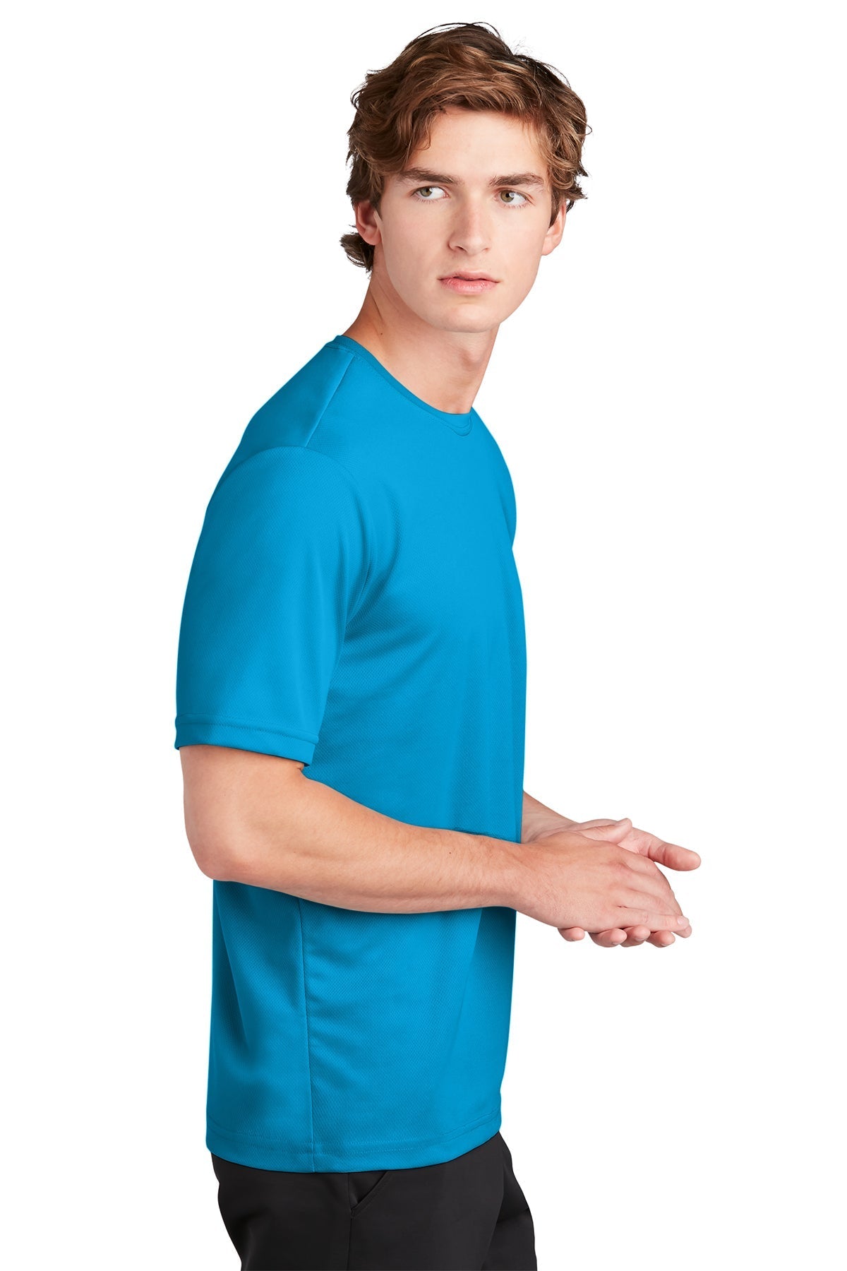 Sport-Tek PosiCharge Branded RacerMesh Tee's, Pond Blue [Saffire LLC]