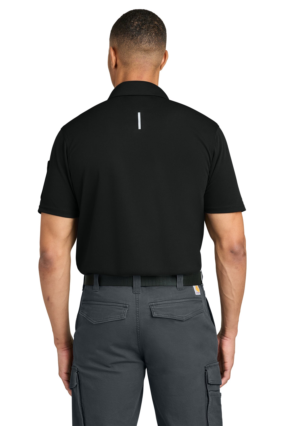 Carhartt FLD & RSCU Polo, Black [Olive Crest]