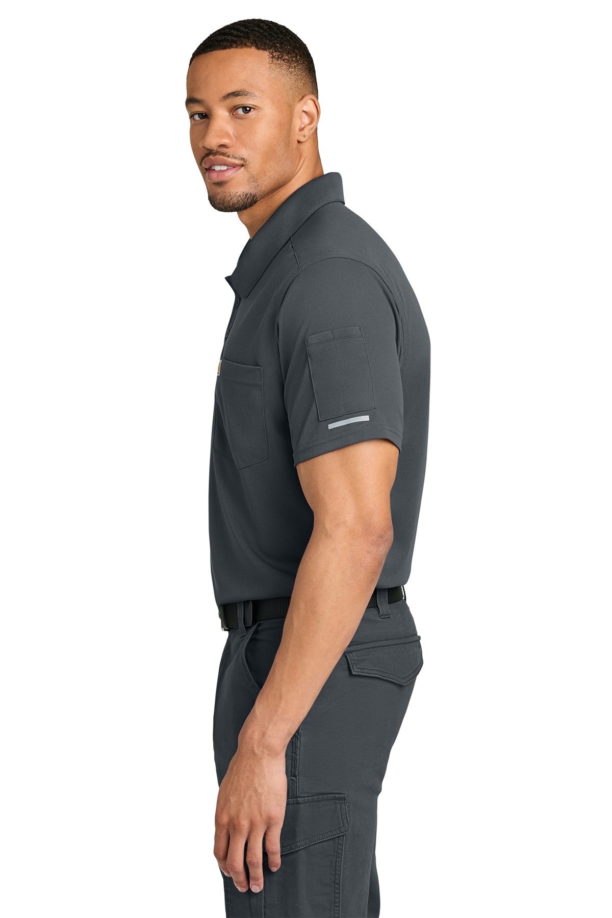 Carhartt FLD & RSCU Polo, Pewter