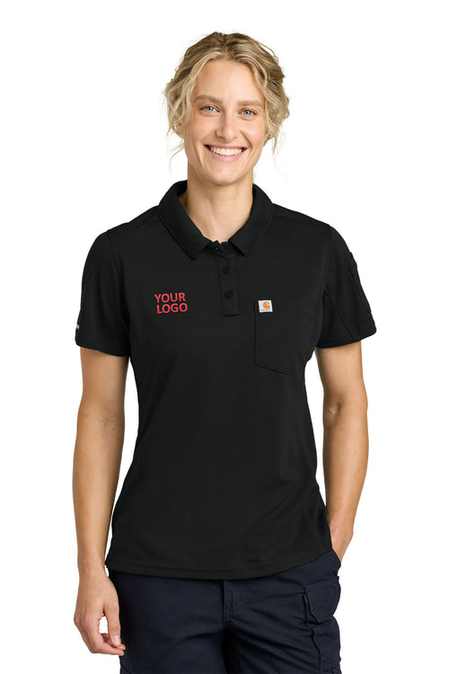 Carhartt FLD & RSCU Polo, Black