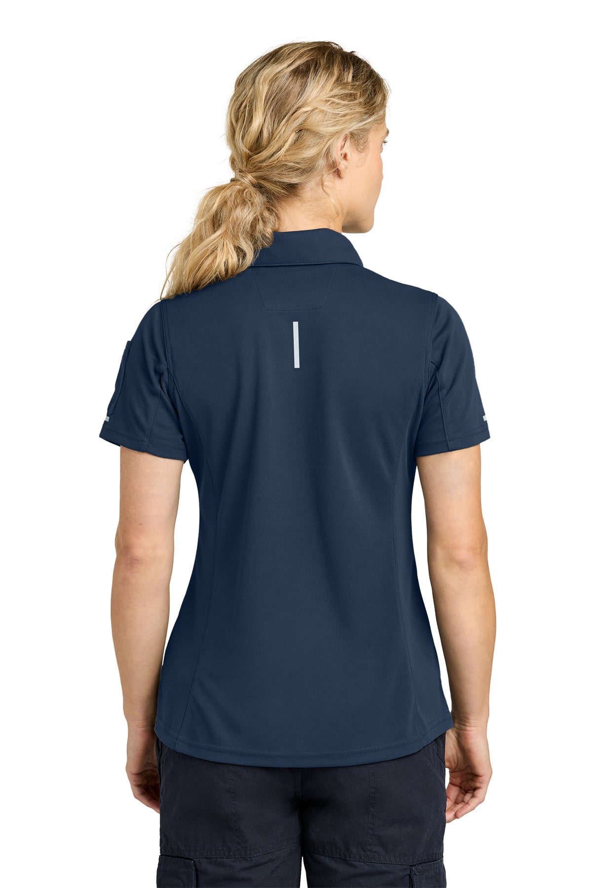 Carhartt Womens FLD & RSCU Polo, Dark Navy