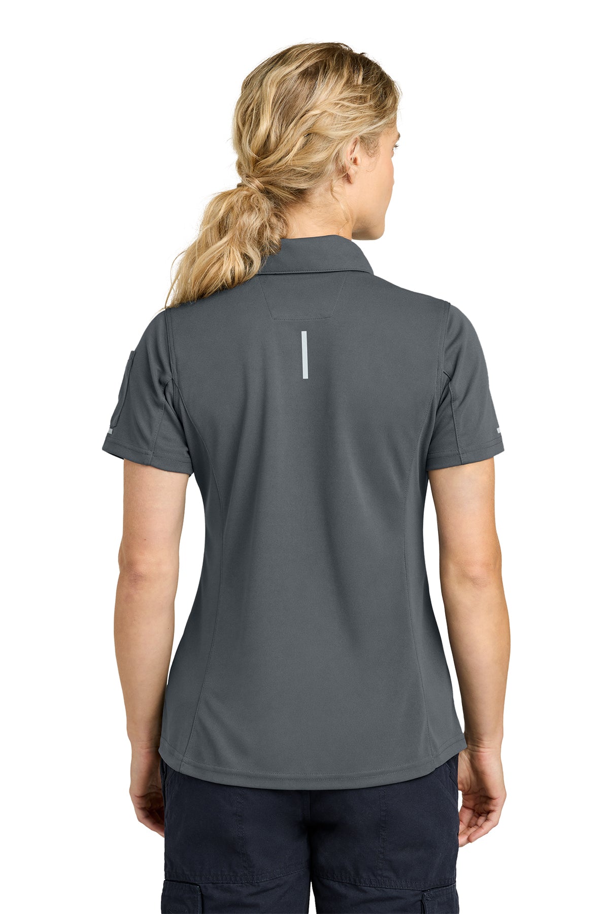 Carhartt Womens FLD & RSCU Polo, Pewter