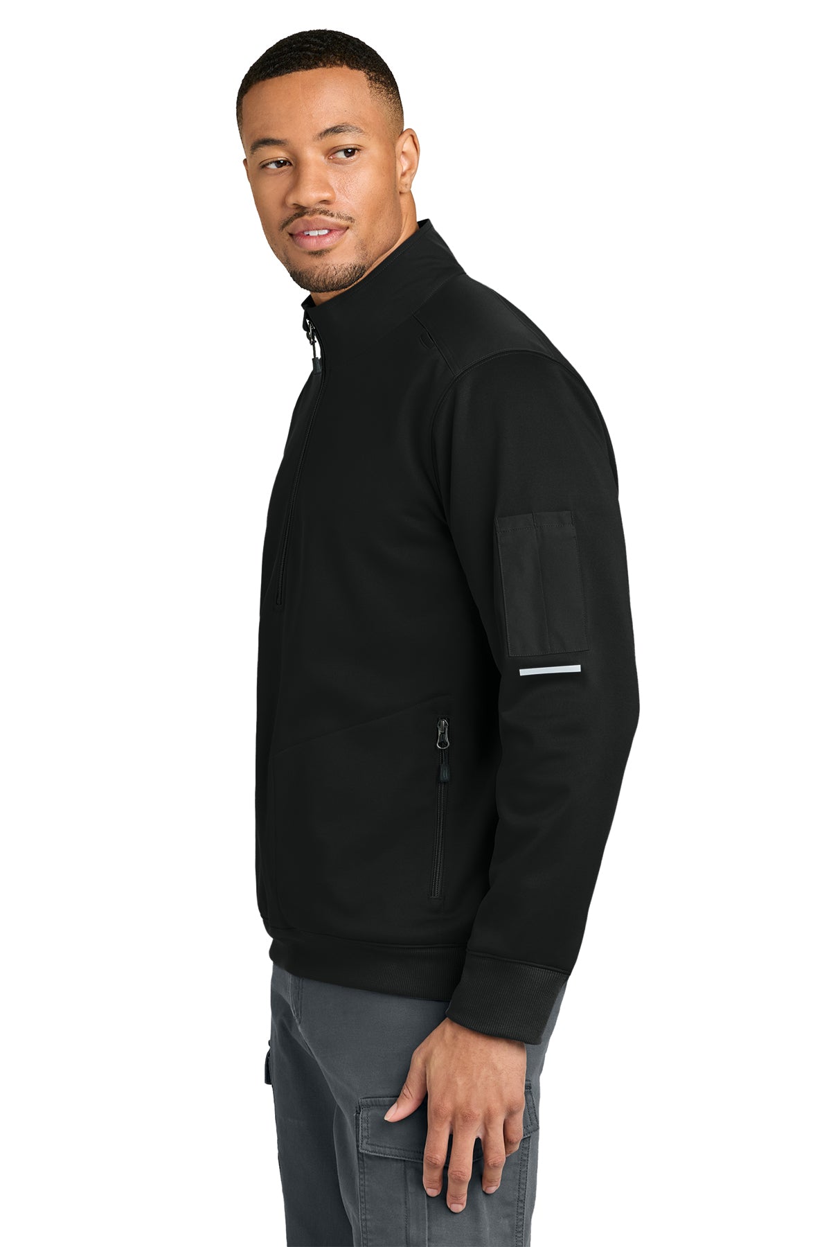 Carhartt FLD & RSCU 1/2-Zip Mid-Layer, Black