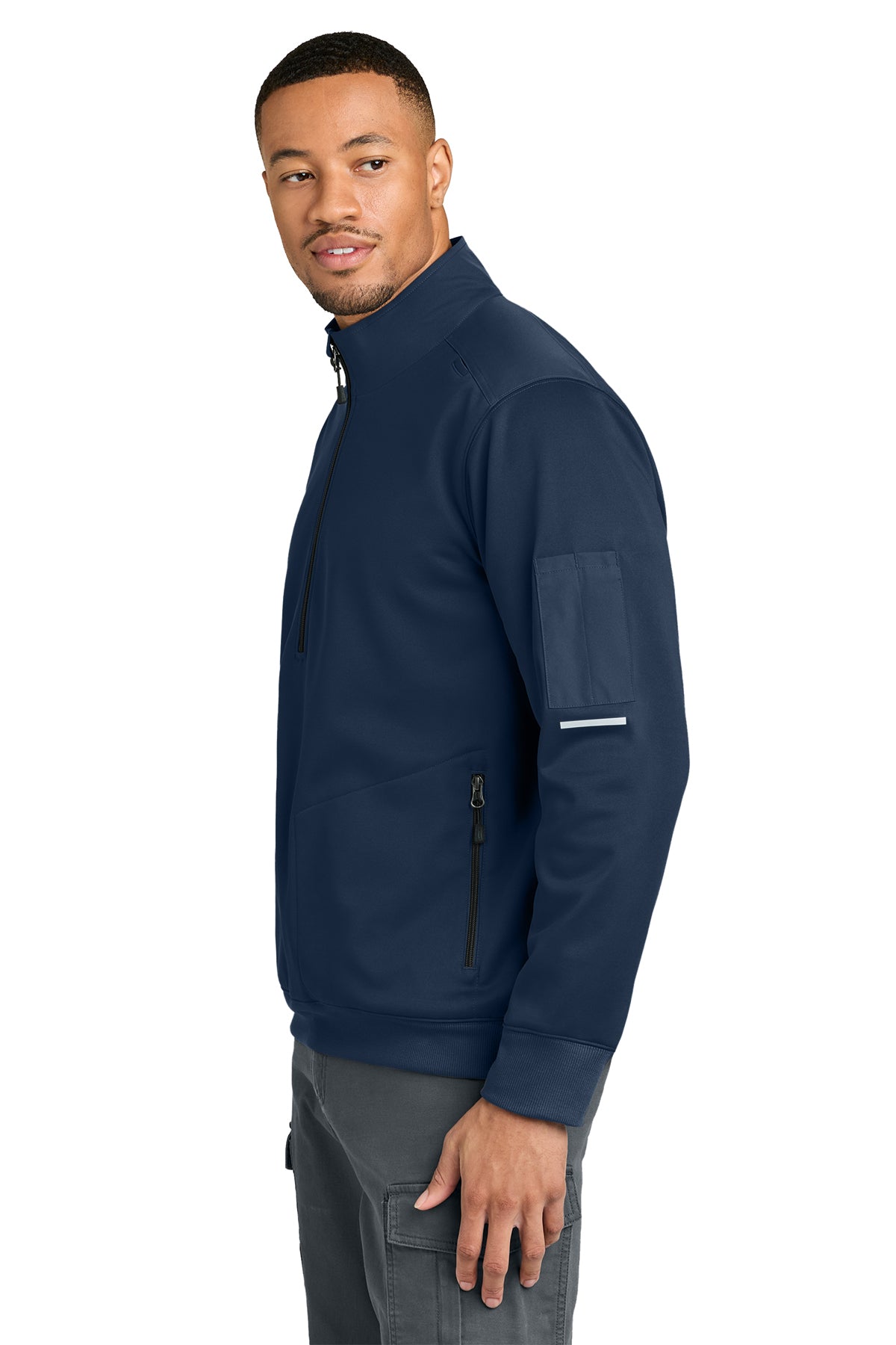 Carhartt FLD & RSCU 1/2-Zip Mid-Layer, Dark Navy