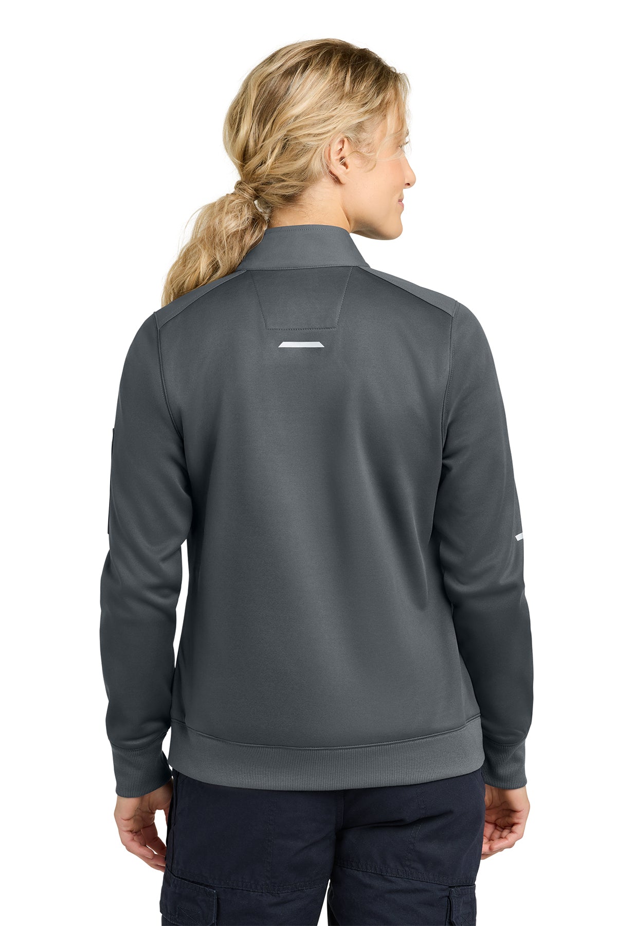Carhartt Womens FLD & RSCU 1/2-Zip Mid-Layer, Pewter