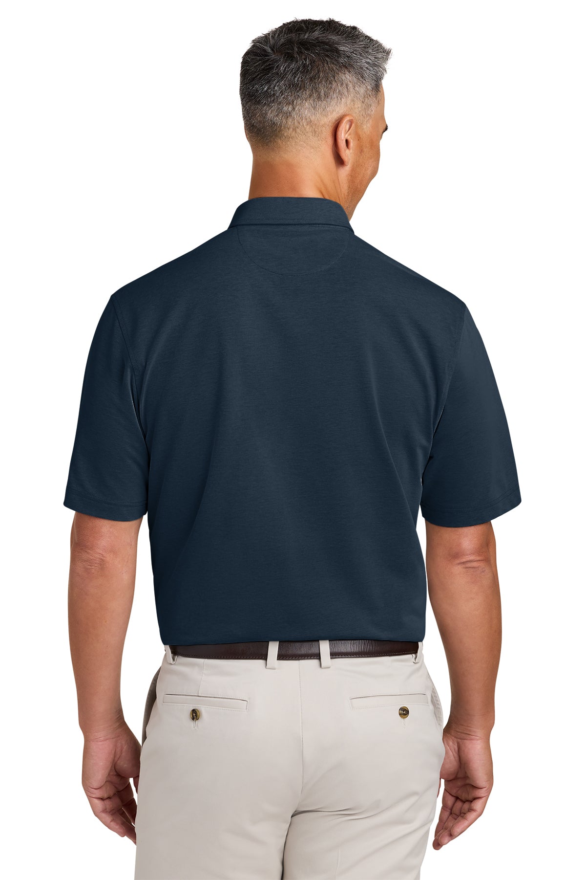 Brooks Brothers Pinpoint Pique Dress Custom Polos, Navy
