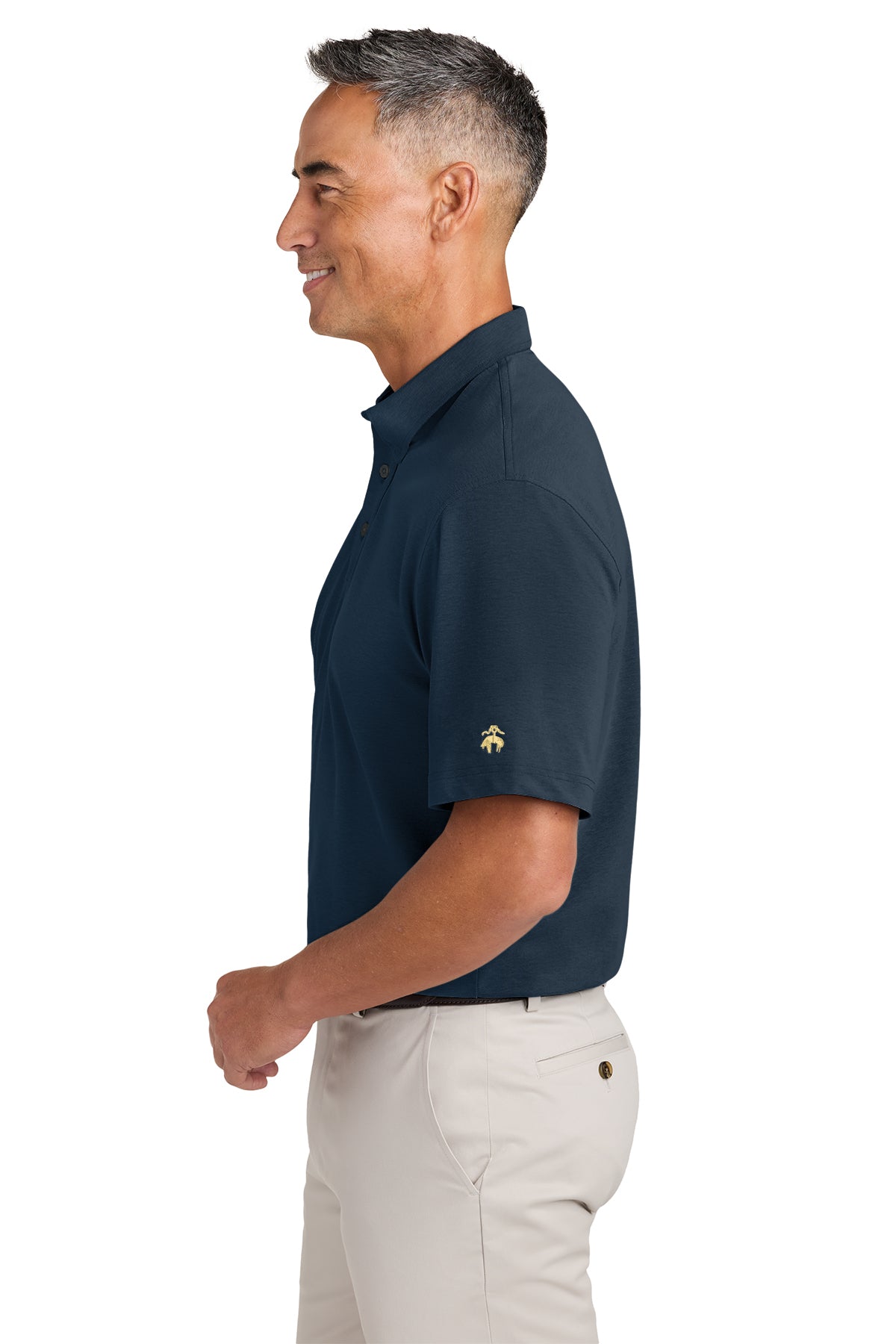 Brooks Brothers Pinpoint Pique Dress Custom Polos, Navy