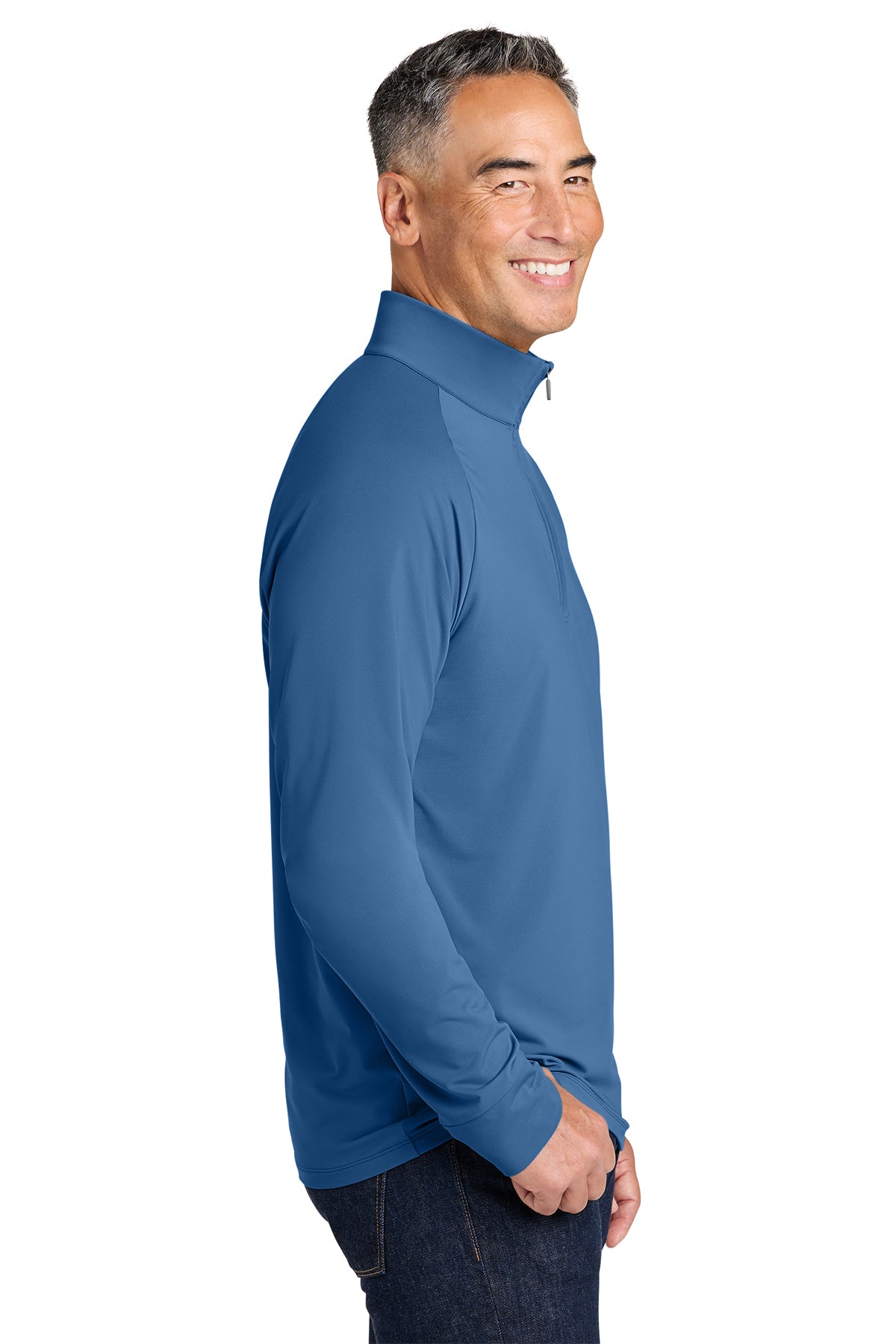 Brooks Brothers Luxe Performance Custom 1/4-Zips, Blue