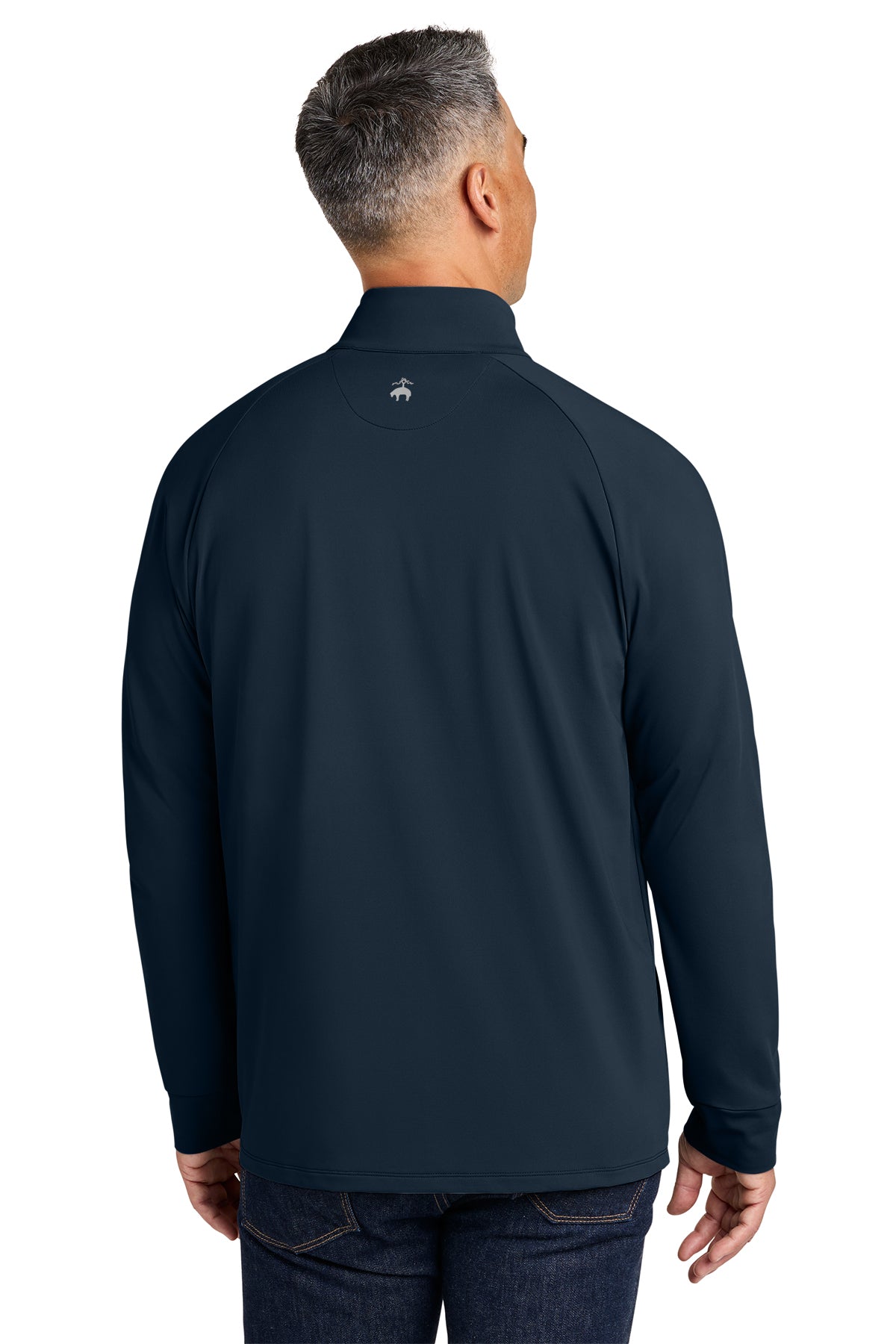 Brooks Brothers Luxe Performance Custom 1/4-Zips, Navy [Dunbar]