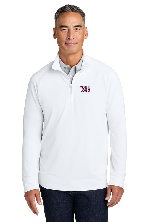 Brooks Brothers Womens Luxe Performance Custom 1/4-Zips, White