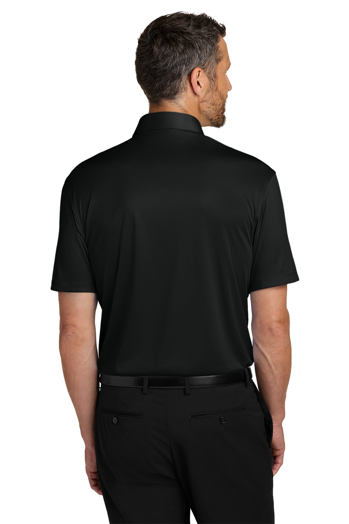 Port Authority Shirt Collar Polo, Deep Black [Sentinel Management]