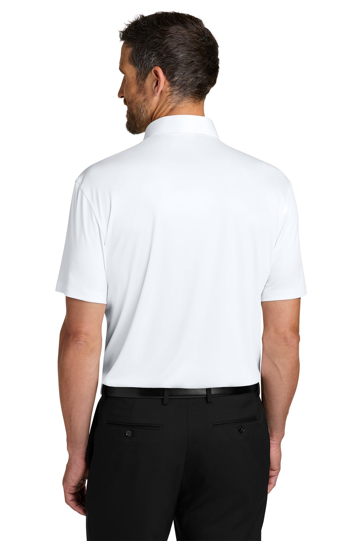 Port Authority Shirt Collar Polo, White [EZ Pawn Corp]
