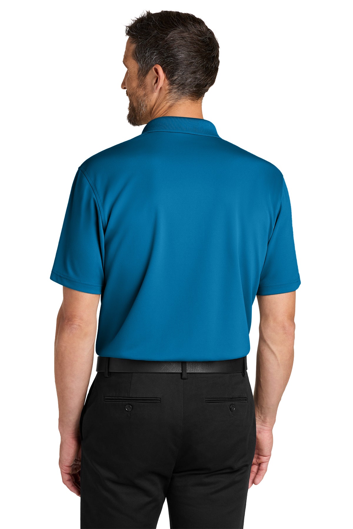 Port Authority Dry Zone Stain-Release Grid Polo, Imperial Blue
