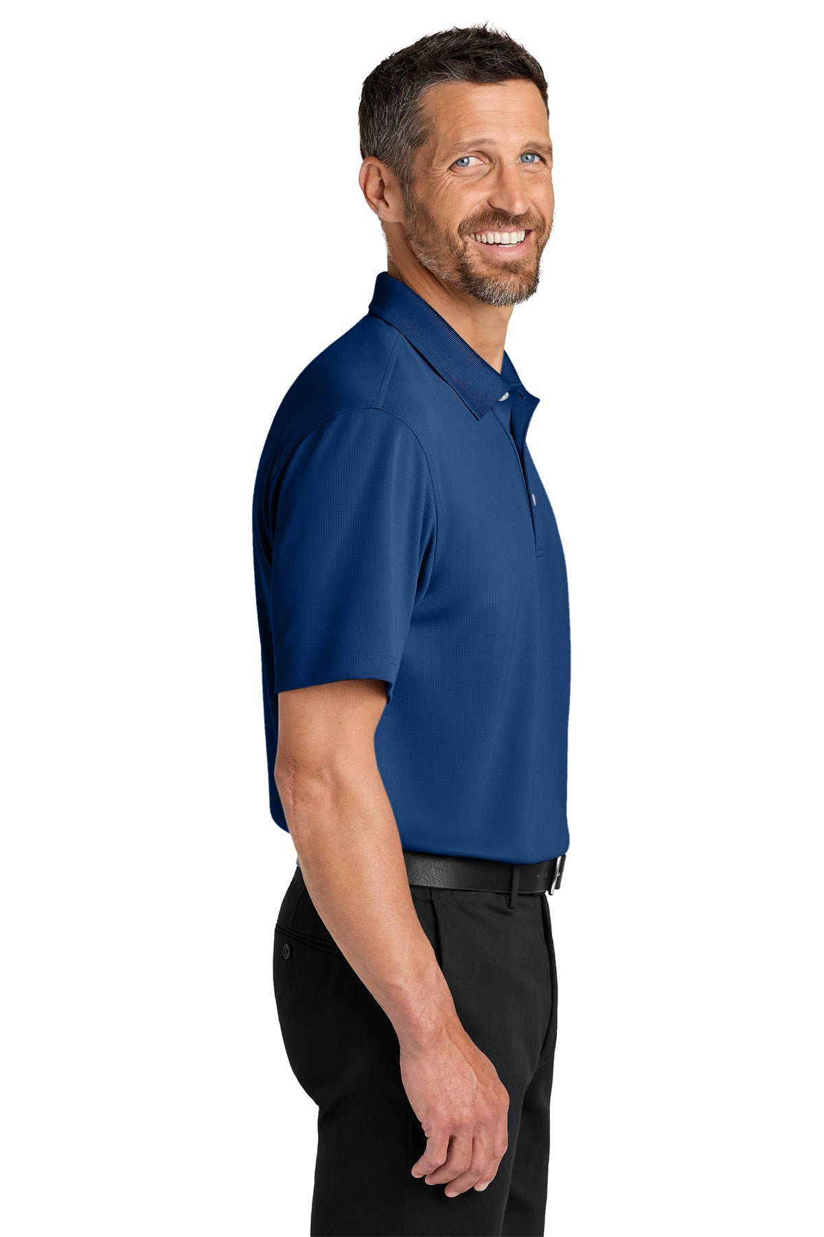 Port Authority Dry Zone Stain-Release Grid Polo, Royal