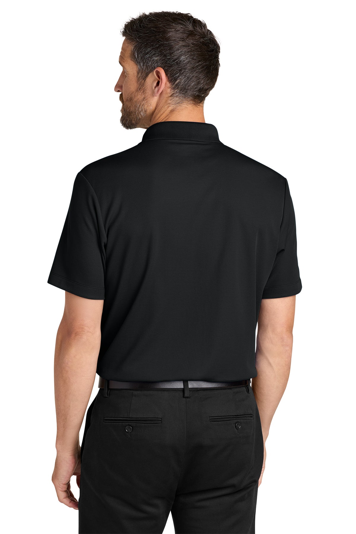 Port Authority Plaited Pique Polo, Deep Black [Skurka Aerospace, Inc.]