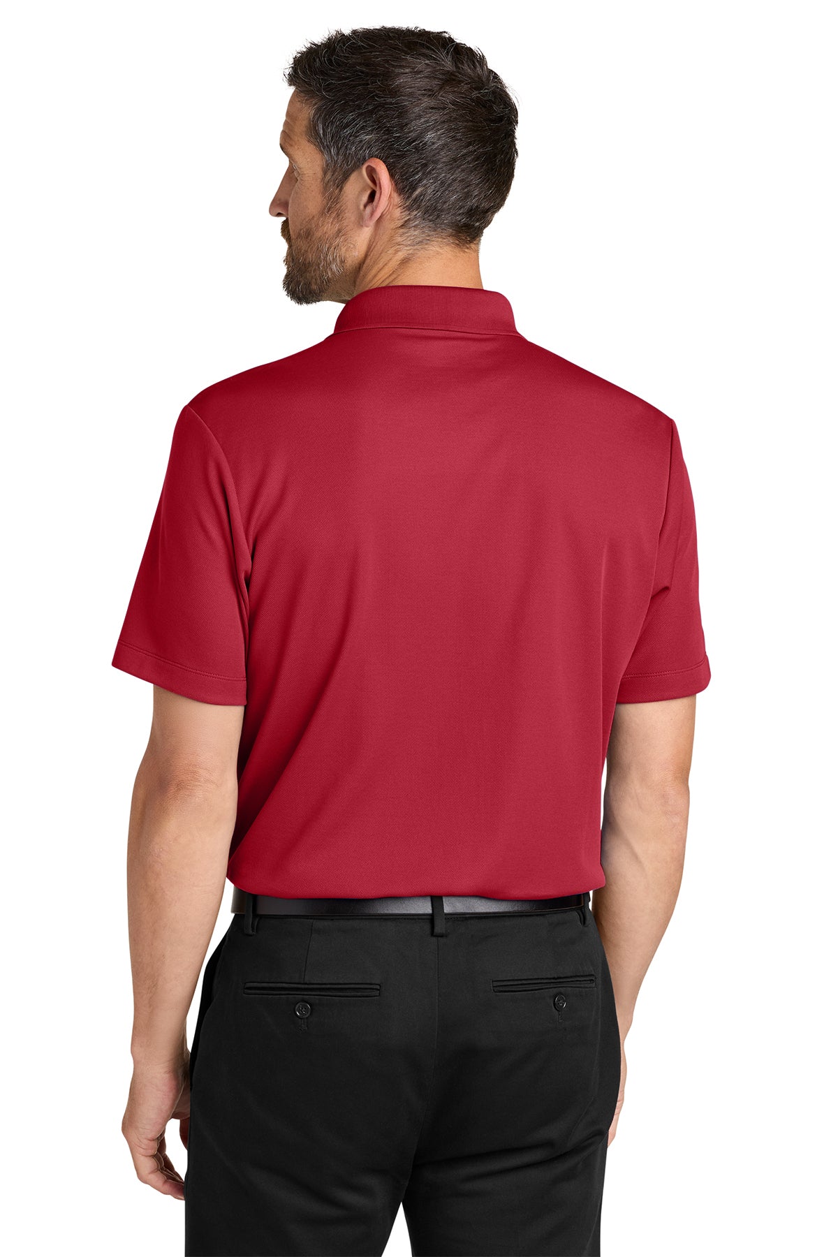 Port Authority Plaited Pique Polo, Rich Red