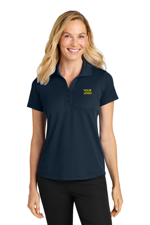 Port Authority Plaited Pique Polo, Night Navy