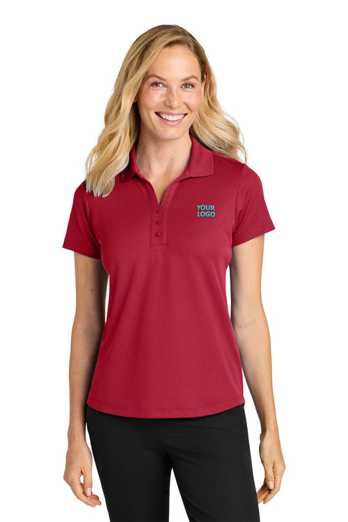 Port Authority Plaited Pique Polo, Rich Red