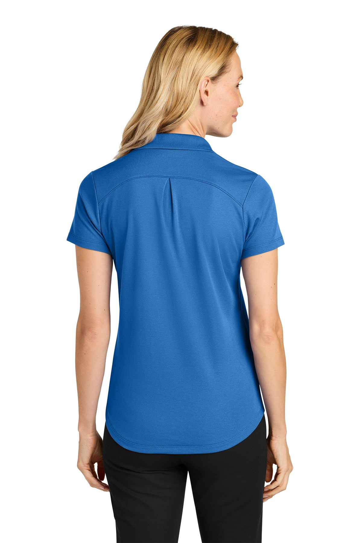 Port Authority Womens Plaited Pique Polo, Strong Blue
