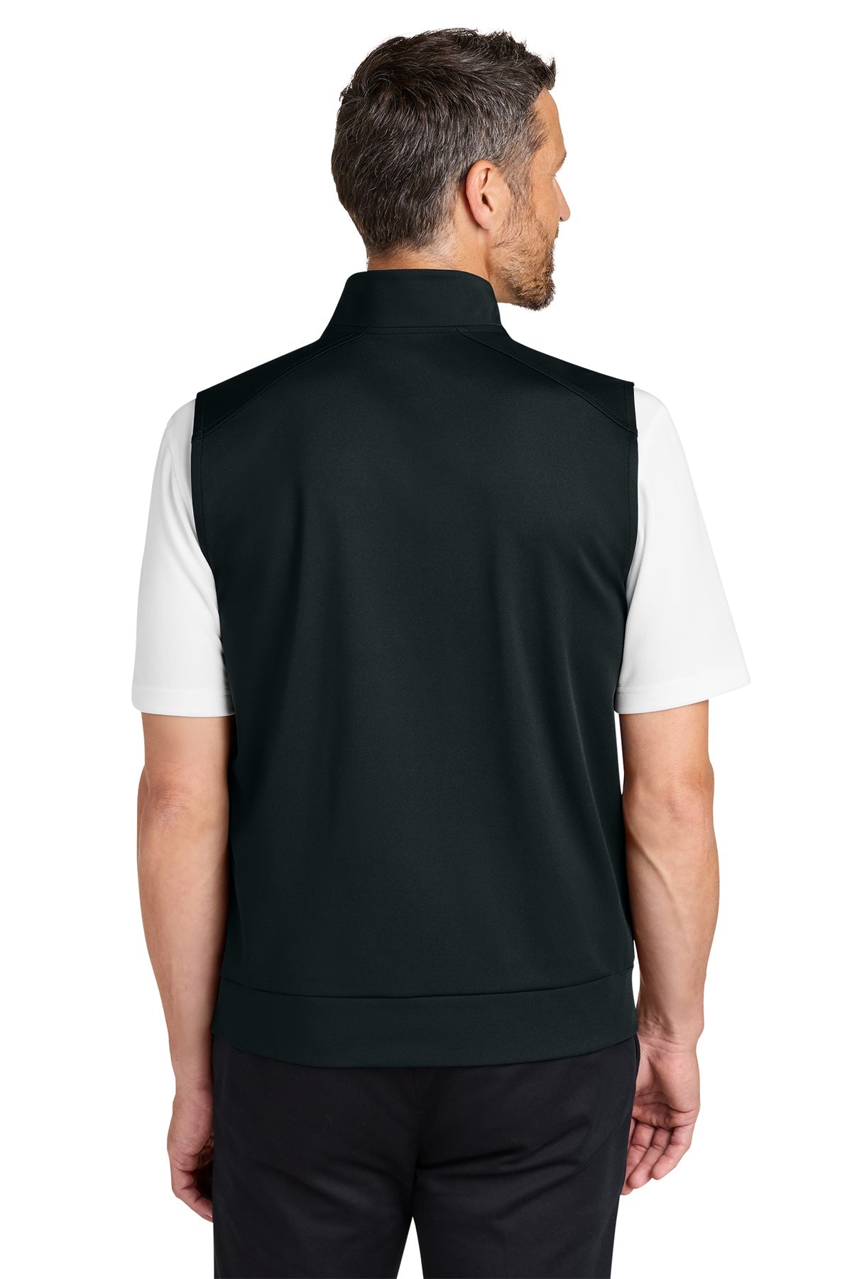 Port Authority C-FREE Double Knit 1/4-Zip Vest, Deep Black [Fire Solutions]