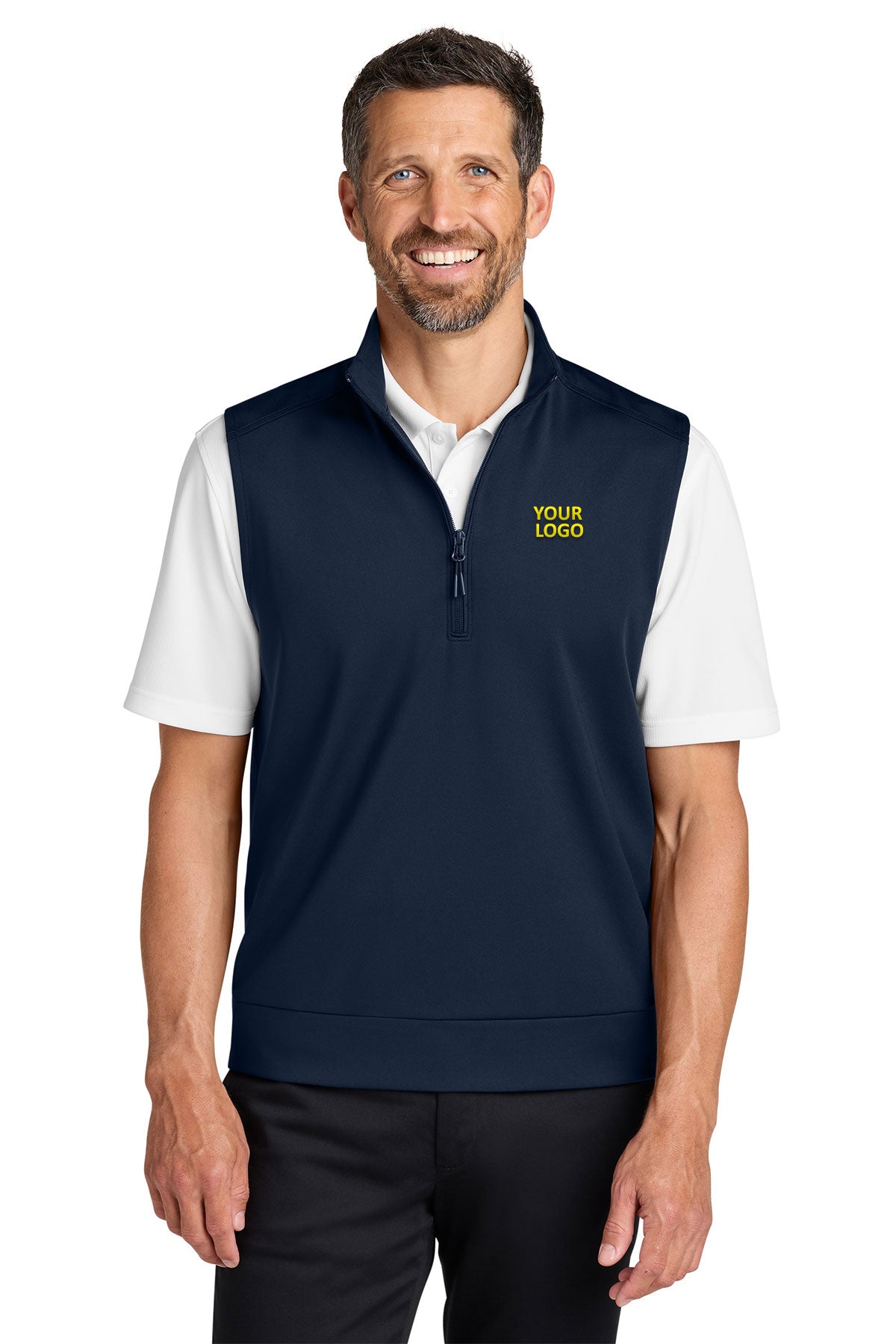 Custom Port Authority K880V True Navy custom logo jackets
