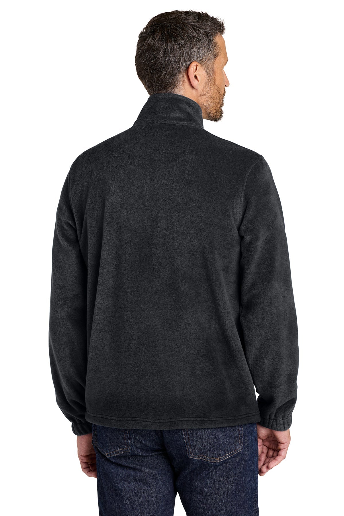 Port Authority Plush Fleece Full-Zip Jacket, Black [Gershman Mortgage]