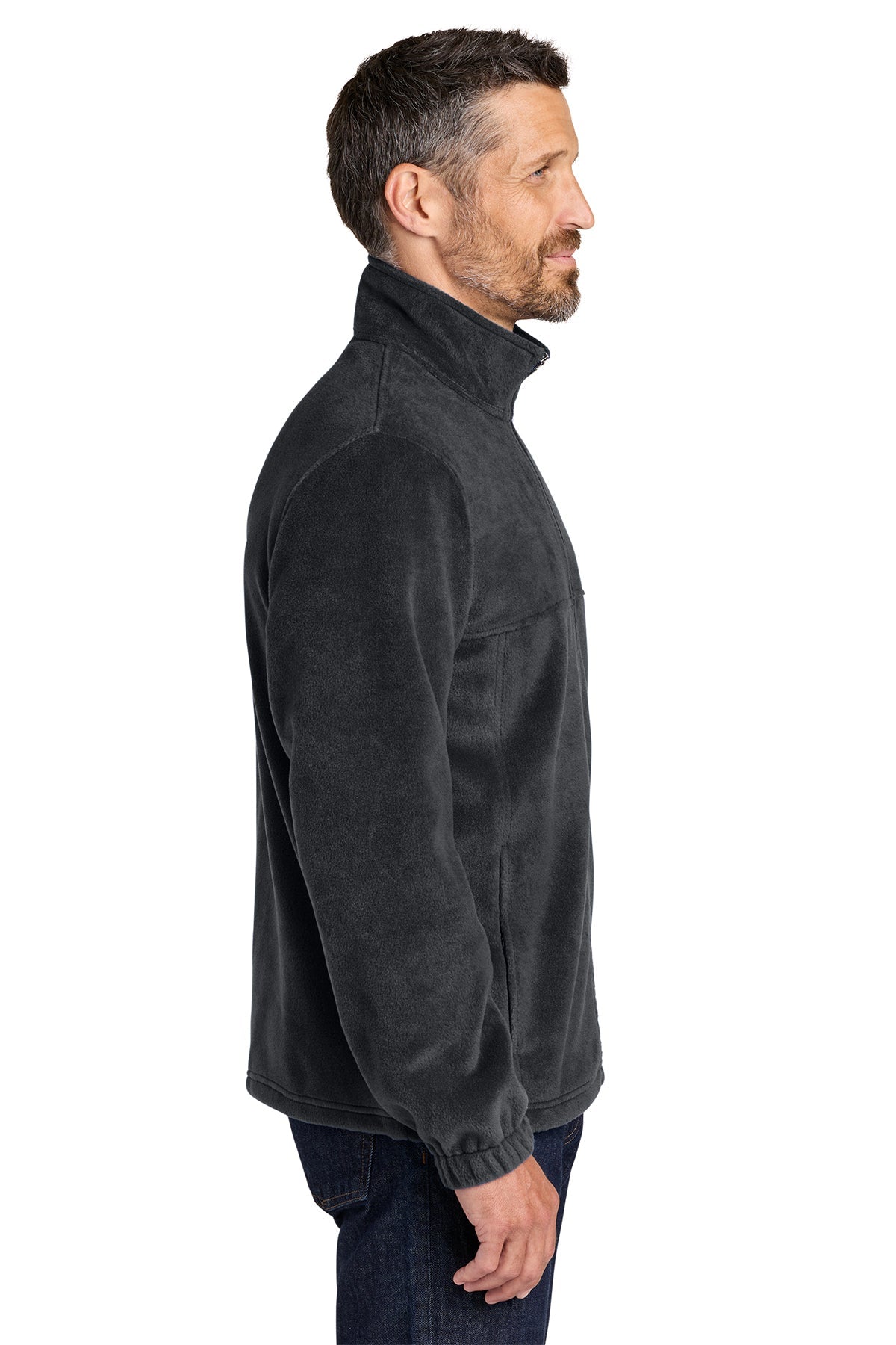 Port Authority Plush Fleece Full-Zip Jacket, Black [Gershman Mortgage]