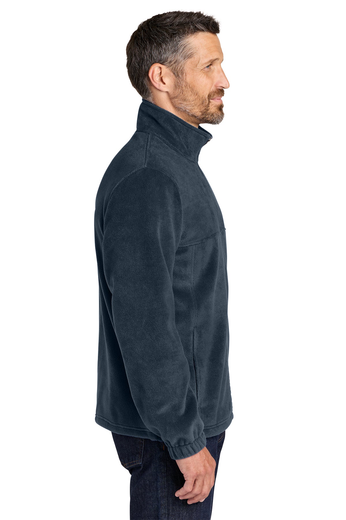 Port Authority Plush Fleece Full-Zip Jacket, Night Navy