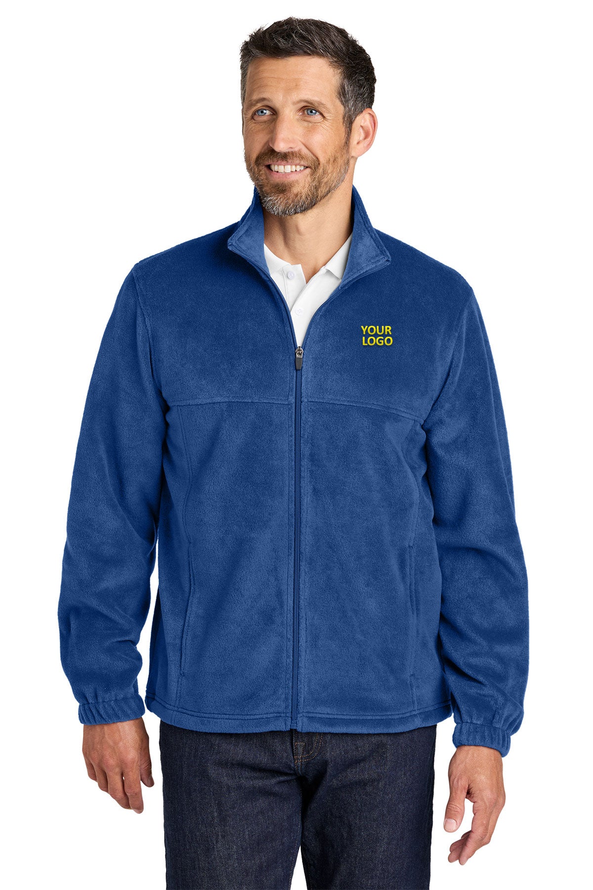 Port Authority Plush Fleece Full-Zip Jacket, Royal [Tetralogicx]
