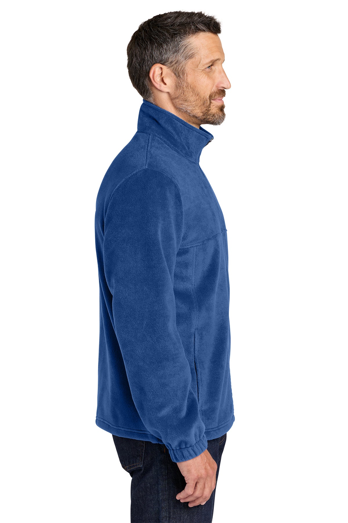 Port Authority Plush Fleece Full-Zip Jacket, Royal [Tetralogicx]