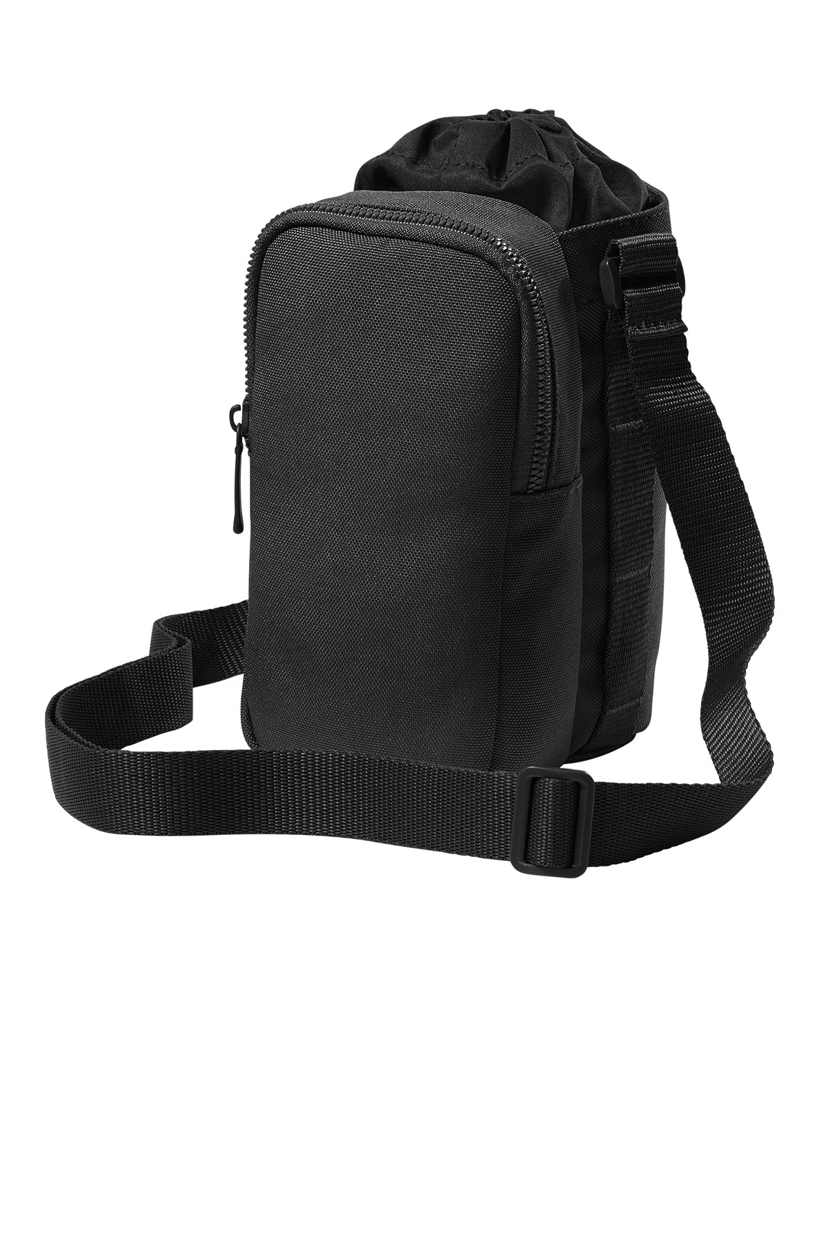 Port Authority Matte Oxford Hydration Crossbody, Deep Black