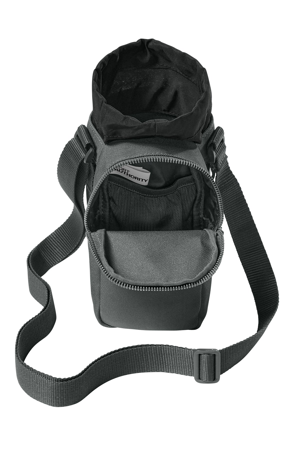 Port Authority Matte Oxford Hydration Crossbody, Storm Grey
