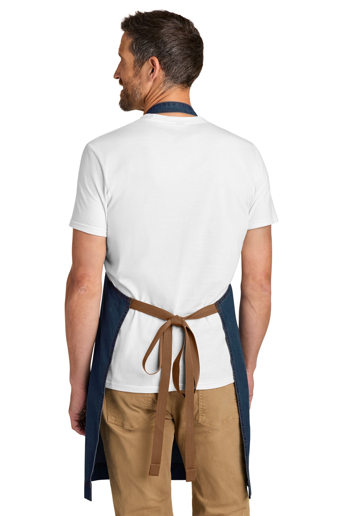 Port Authority Signature Denim Apron, Dark Denim