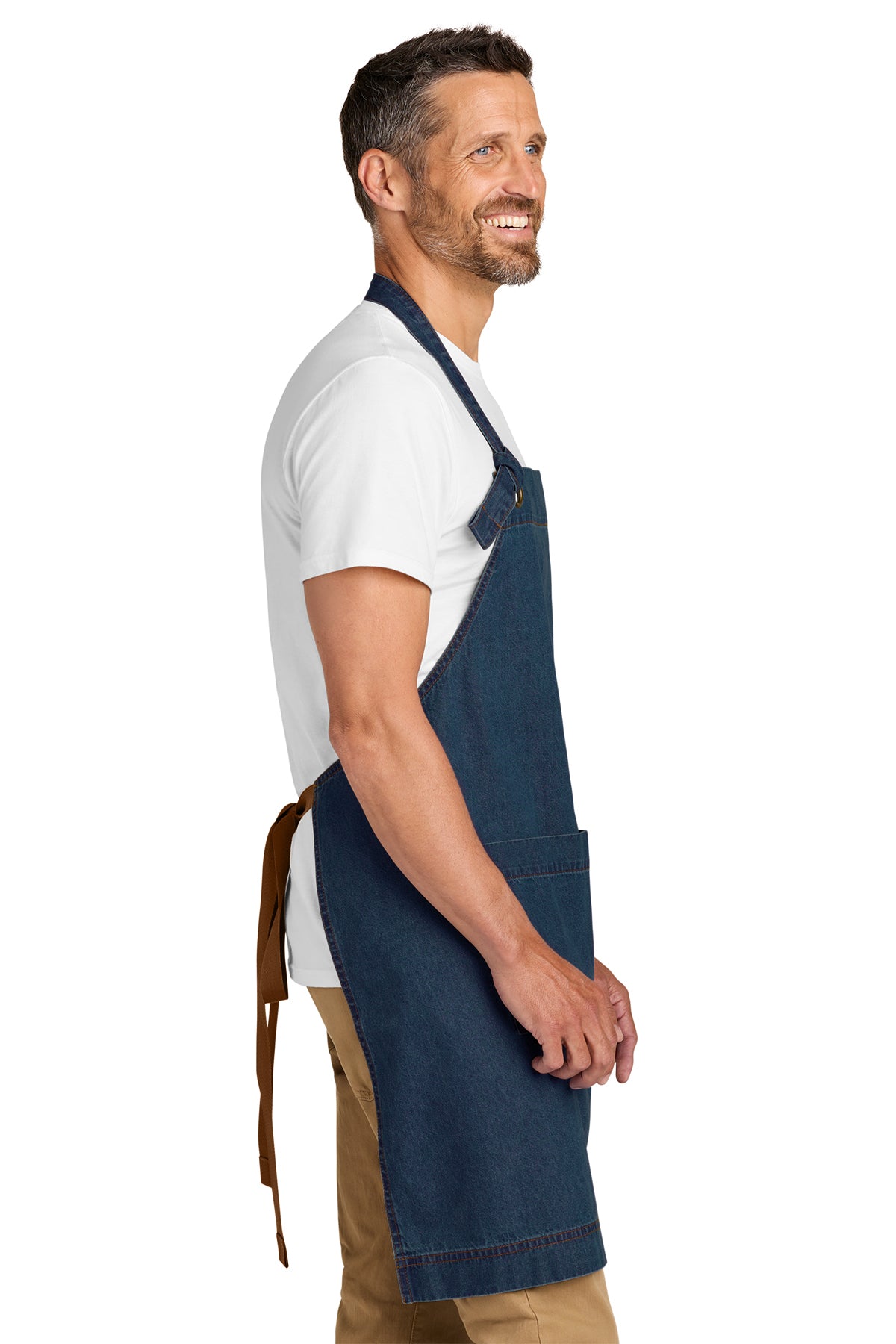 Port Authority Signature Denim Apron, Dark Denim