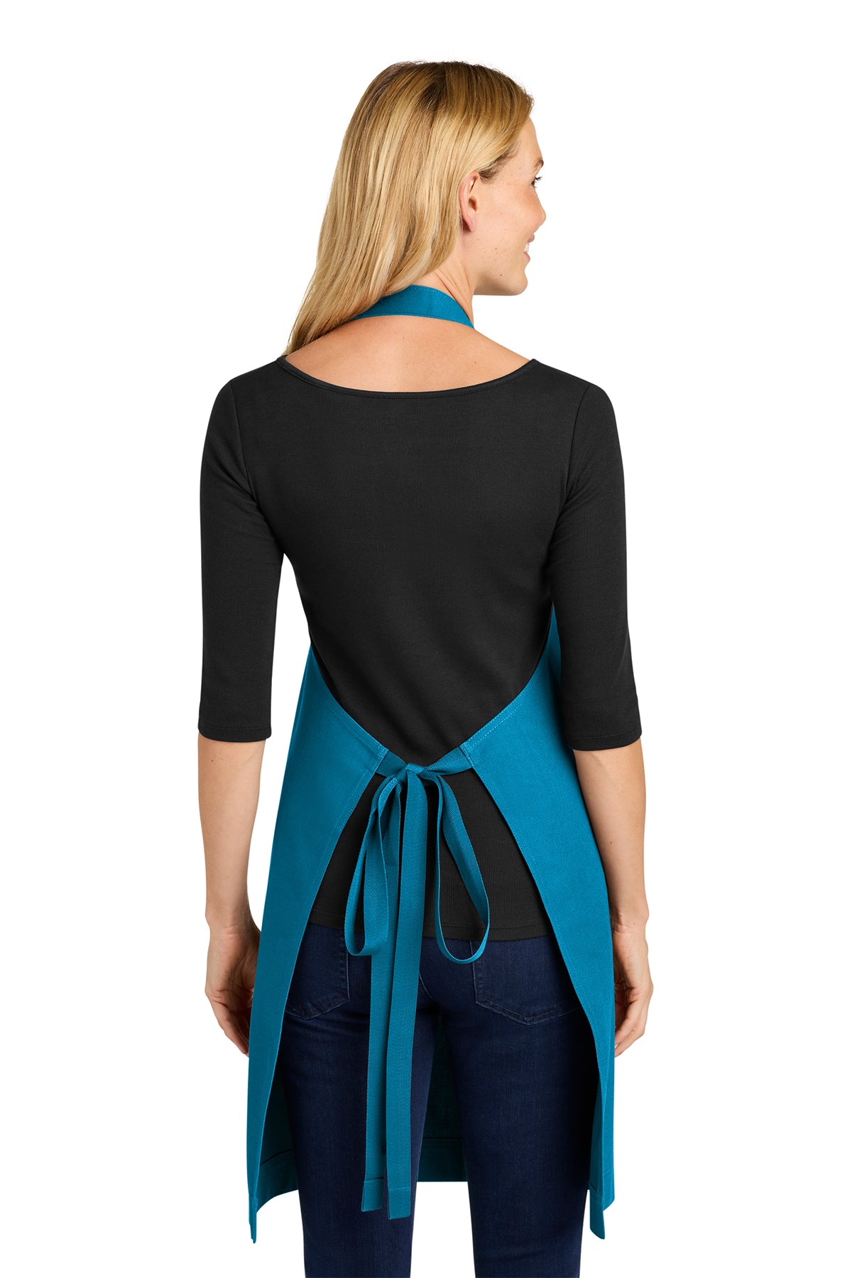Port Authority Signature Heavy Twill Bib Apron, Parcel Blue