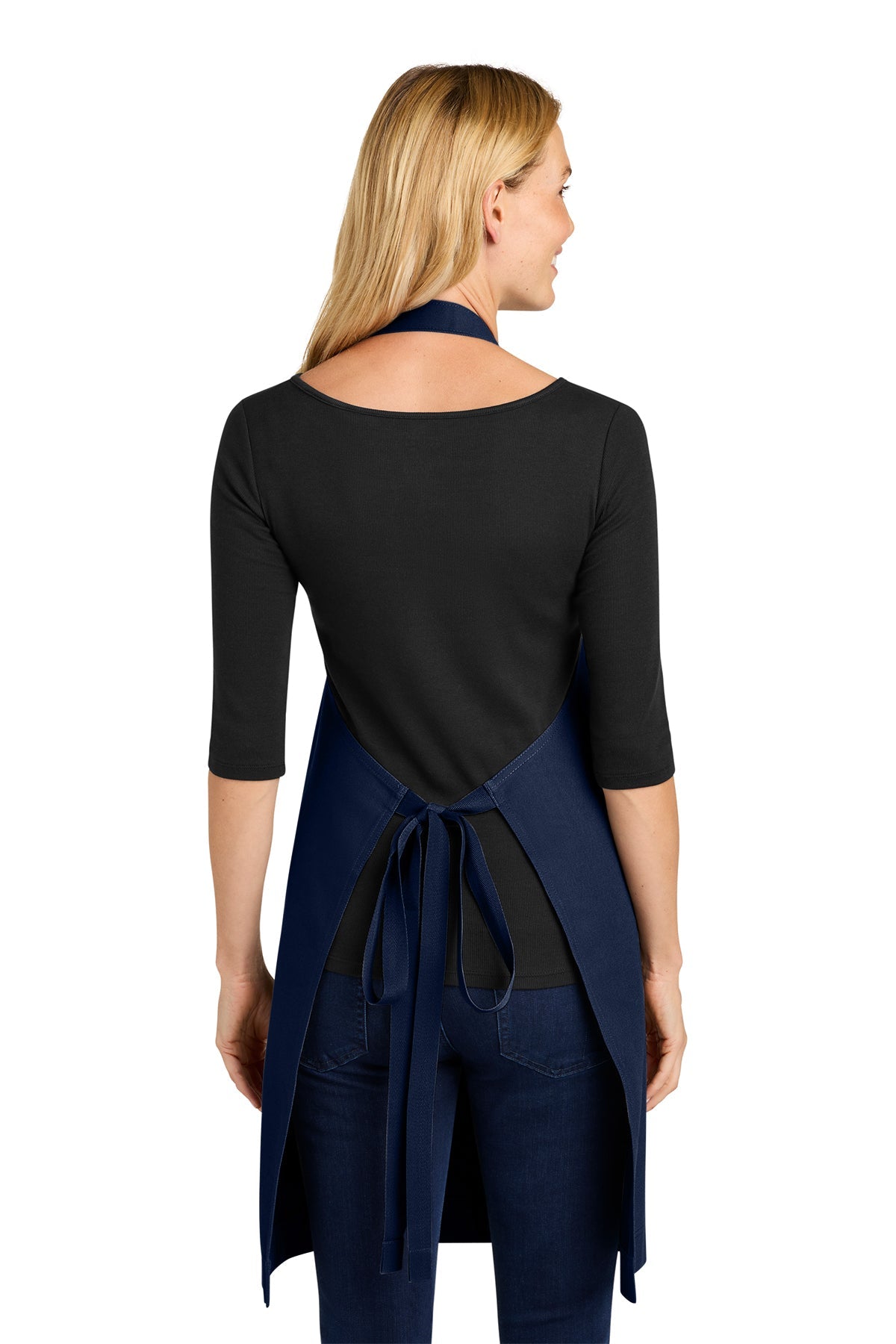 Port Authority Signature Heavy Twill Bib Apron, True Navy [Gershman Mortgage]