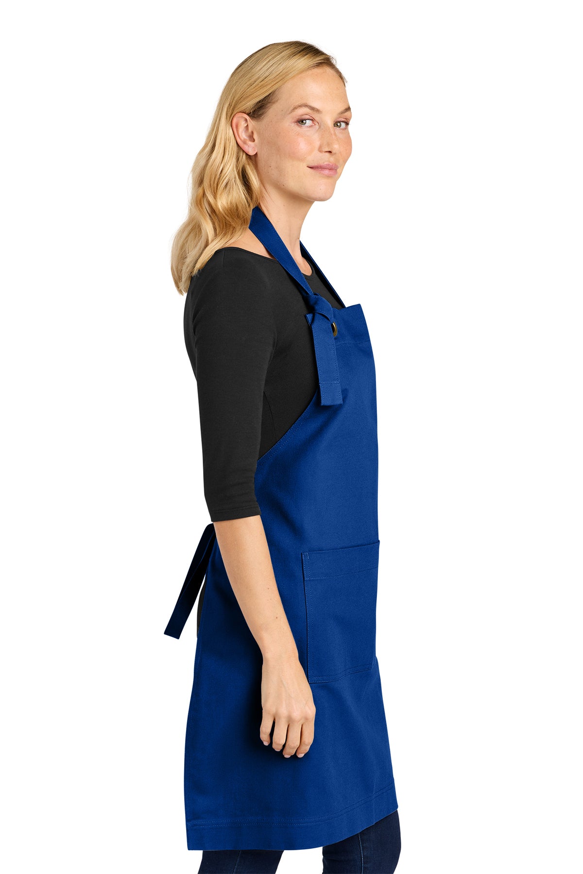 Port Authority Signature Heavy Twill Bib Apron, True Royal