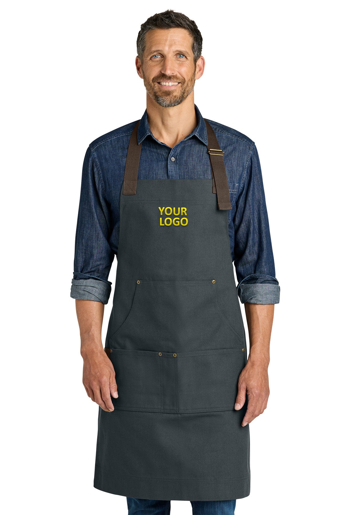Custom Port Authority A903 Charcoal