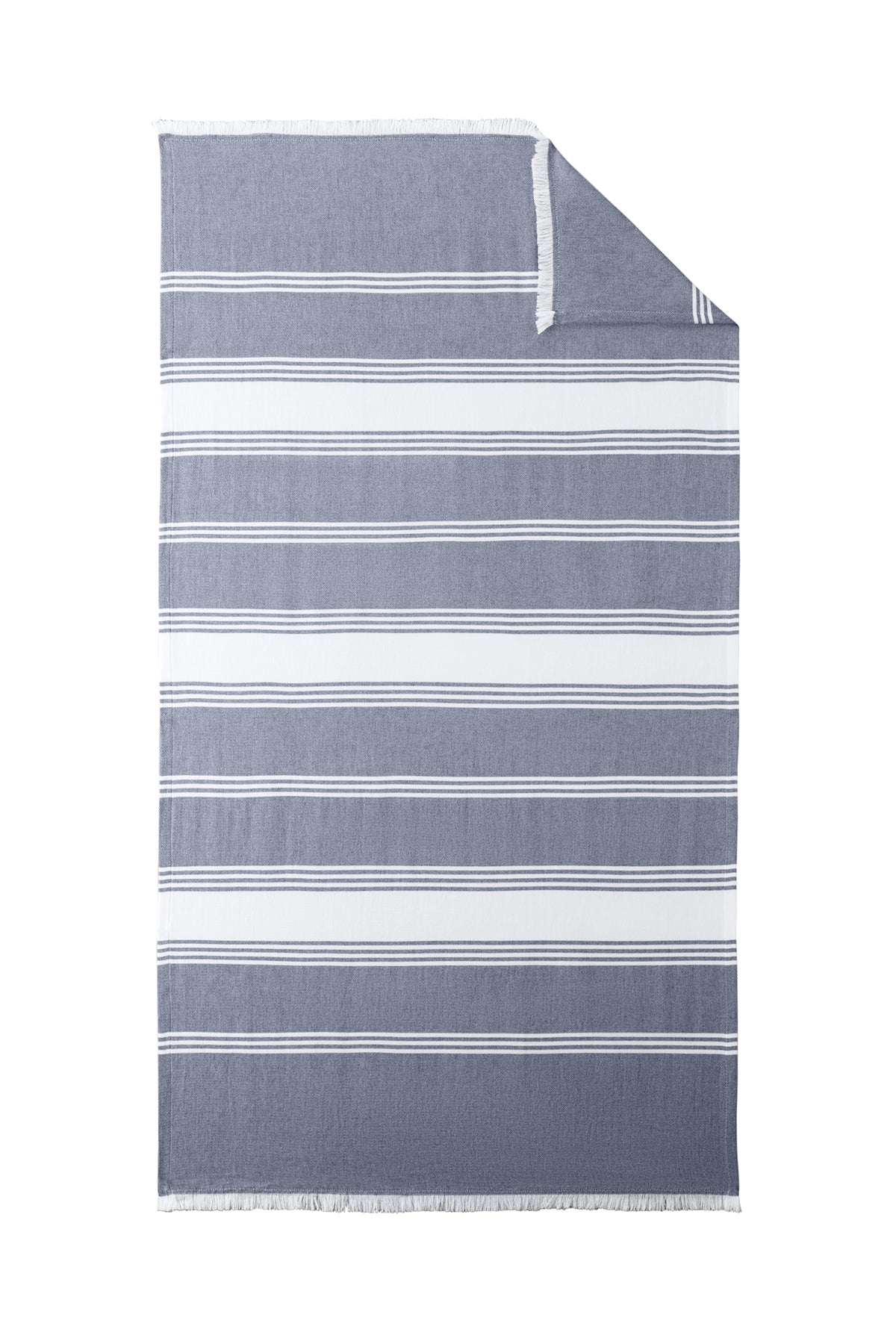Port Authority Beach Throw, River Blue Navy/ White [Hydra Host]
