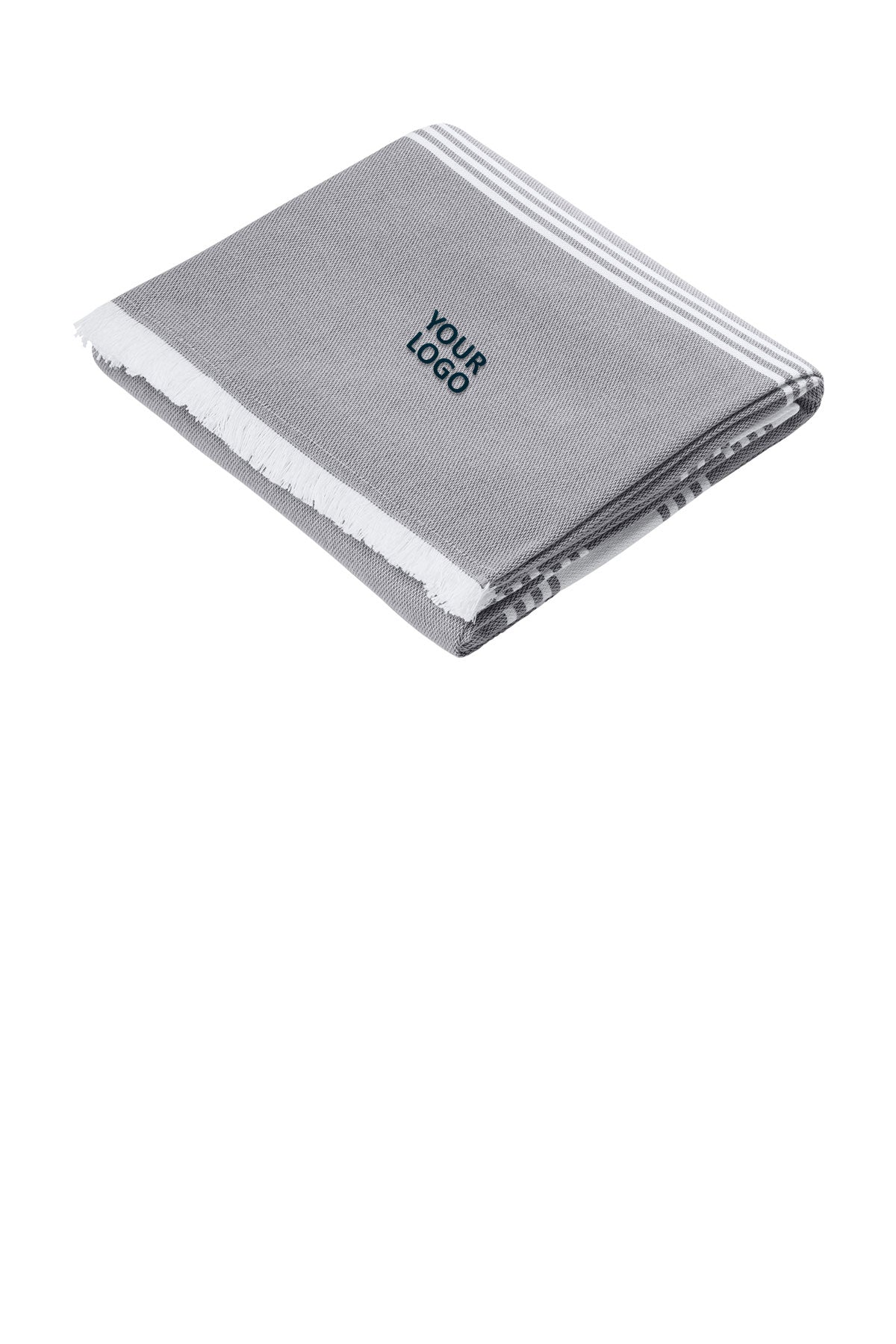 Port Authority Beach Throw, Sterling Grey/ White