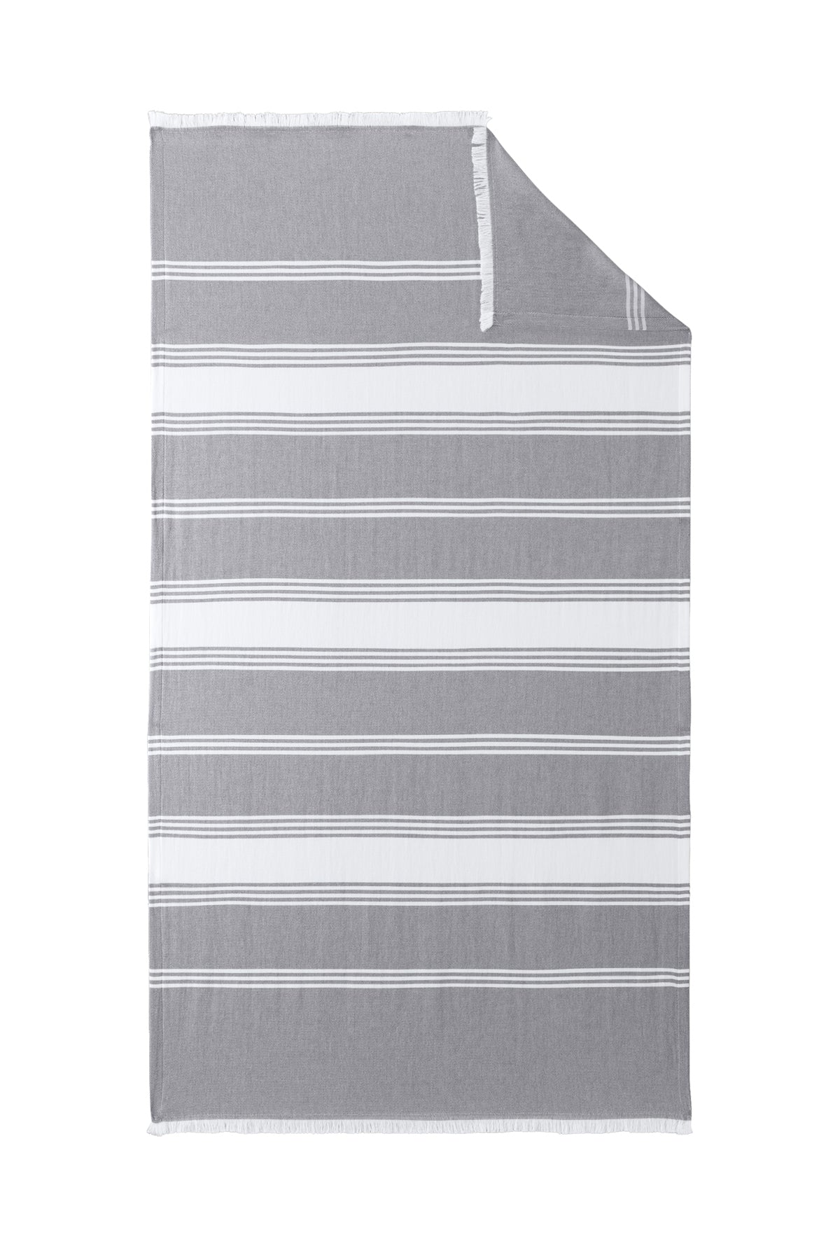 Port Authority Beach Throw, Sterling Grey/ White