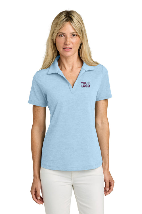 TravisMathew Onward Custom Polos, Blue Heather