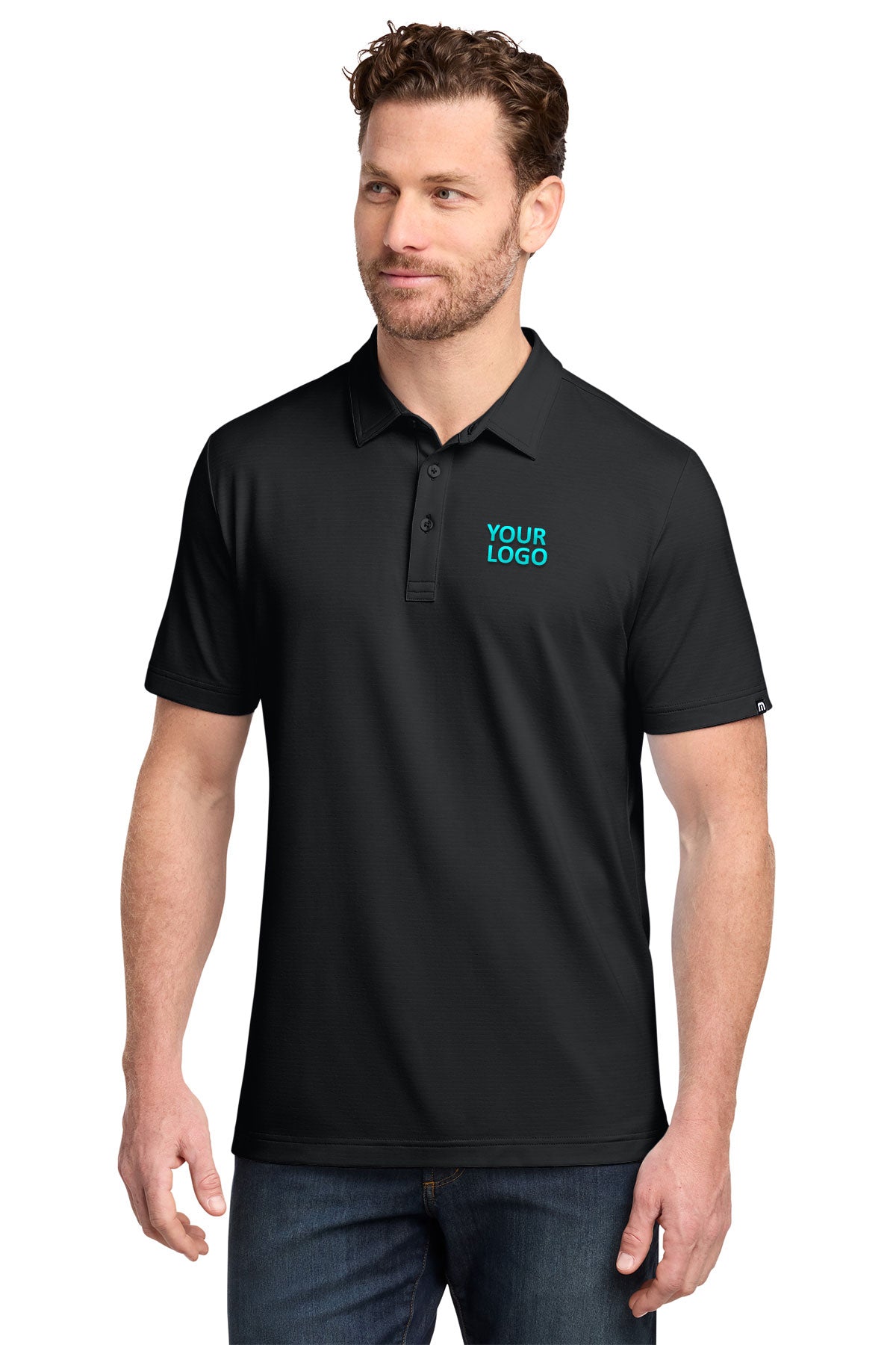 TravisMathew Crestview Custom Polos, Black
