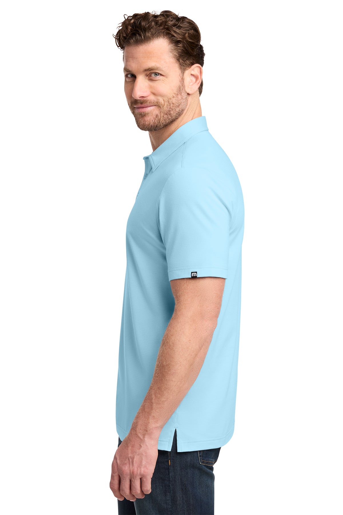 TravisMathew Crestview Custom Polos, Dream Blue
