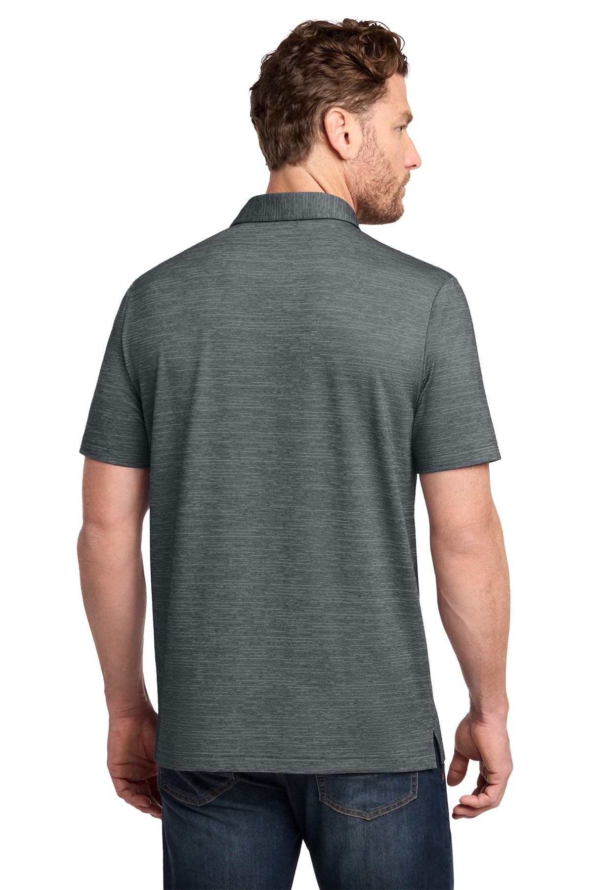 TravisMathew Crestview Custom Polos, Grey Heather
