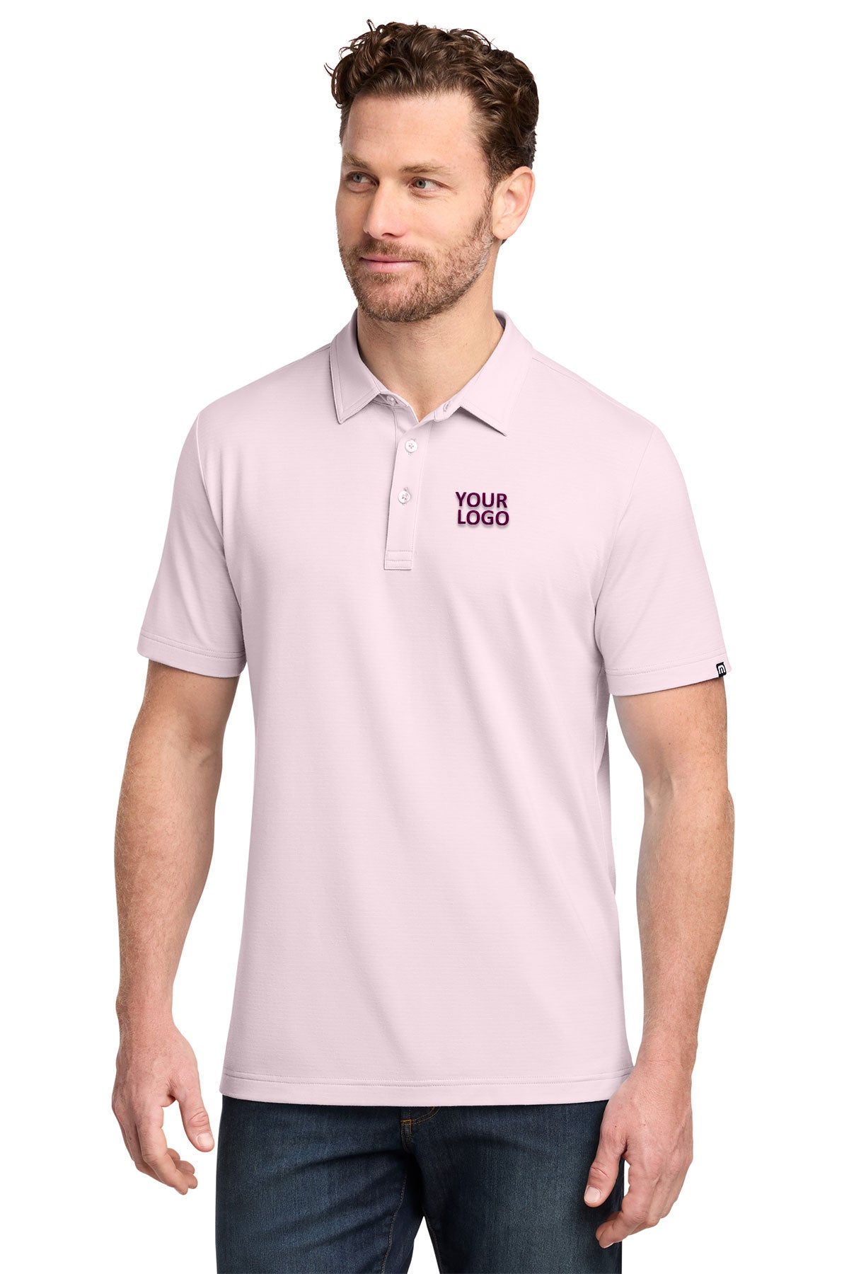 Brooks Brothers Pink TMA46371 custom embroidered polo shirts