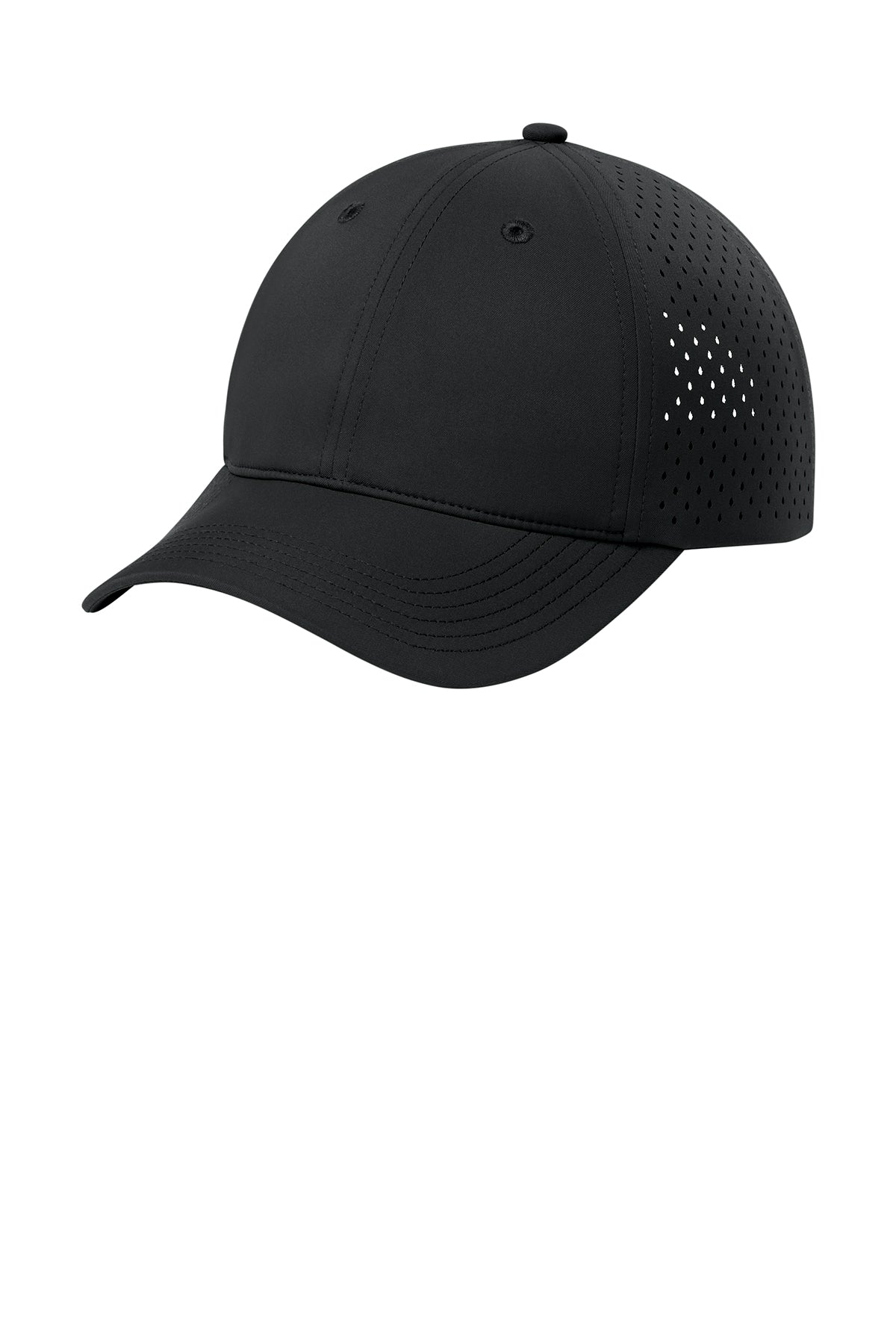 Port Authority All-Day Performance UPF Perforated Cap, Deep Black
