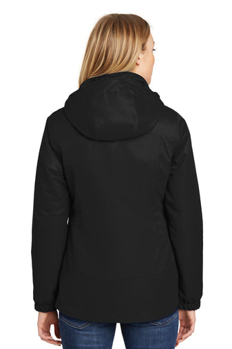 Port Authority Ladies Waterproof 3-in-1 Jacket, Black [CR Powered by Epiroc]