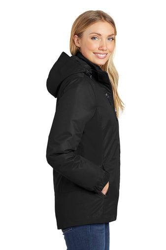Port Authority Ladies Waterproof 3-in-1 Jacket, Black [CR Powered by Epiroc]