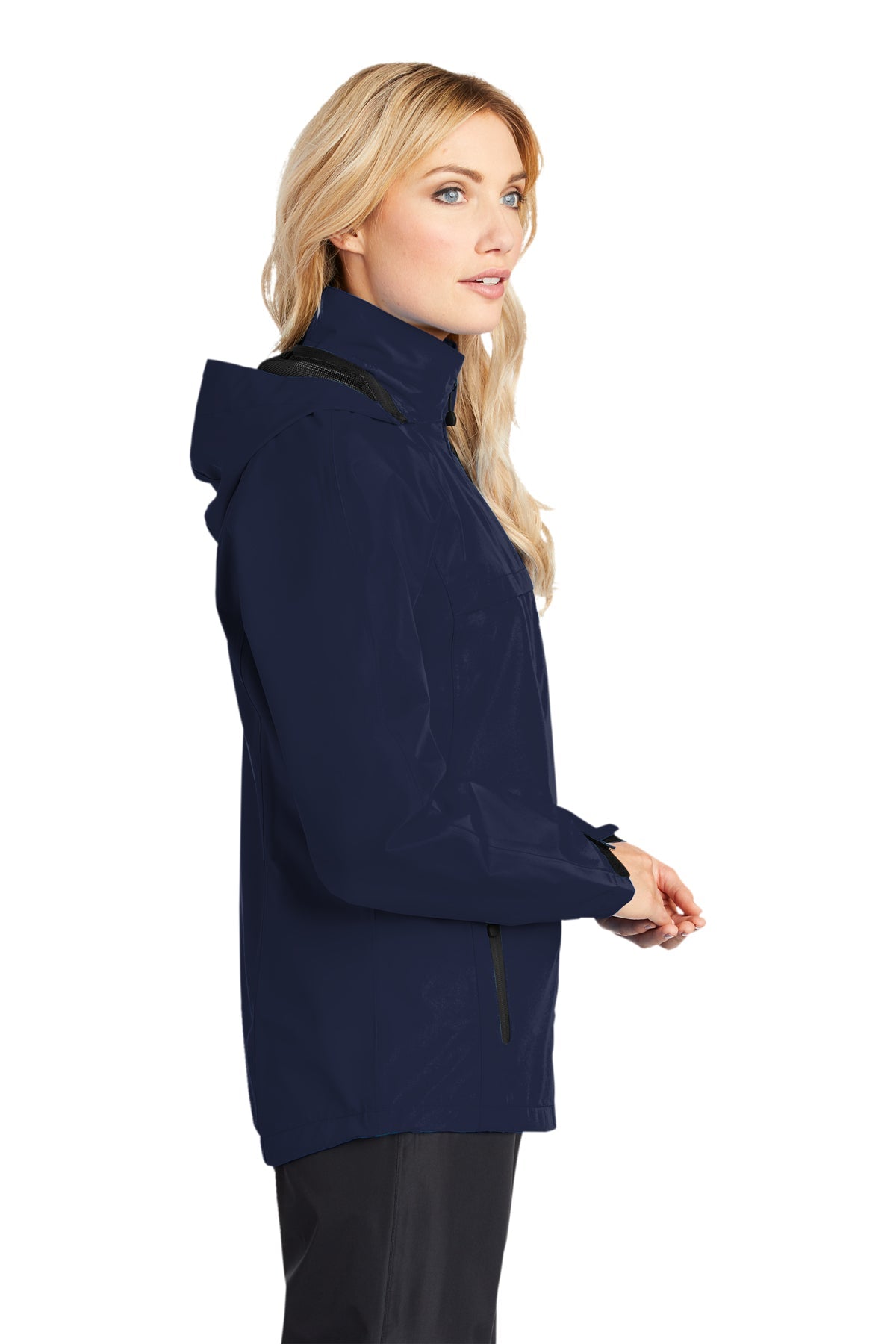 Port Authority Ladies Torrent Customized Waterproof Jackets, True Navy [Tongue Point Job Corps]